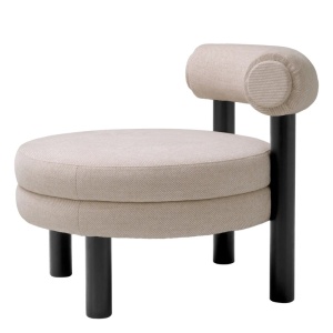 Fotoliu elegant design LUX Zoey, Fisher sand - Img 5