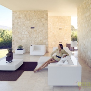 Fotoliu lounge design modern, exterior, interior, VELA LOUNGE CHAIR 54023 Vondom - Img 3