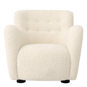 Fotoliu LUX design elegant Bixby, Faux shearling - Img 3