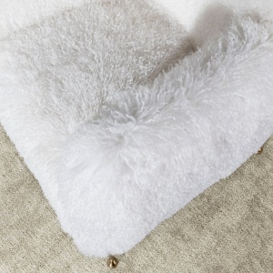 Fotoliu LUX design italian, White long pile - Img 8
