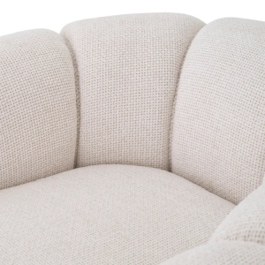 Fotoliu modern pivotant design LUX Sunset, Lyssa off-white - Img 8