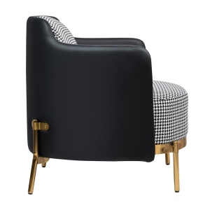 Fotoliu modern ultra confortabil Black-Gold - Img 7