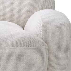 Fotoliu pivotant design elegant LUX Udine, lyssa off-white 116066 HZ - Img 5