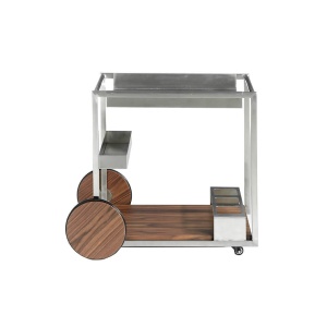 Gheridon/ masuta laterala design LUX Walnut AC 3116-C1701-NOGAL - Img 3