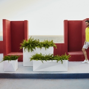 Ghiveci / Jardiniera plante design decorativ modern Faz CUBO PLANTER III - Img 2