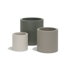 Ghiveci plante design decorativ modern exterior / interior CYLINDER POT 40x40cm - Img 3