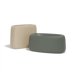 Jardiniera plante design decorativ exterior/interior Organic JARDINIERE 90x45x39cm - Img 3