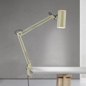Lampa cu brat articulat si sistem de prindere masa, Gili verde deschis - Img 7