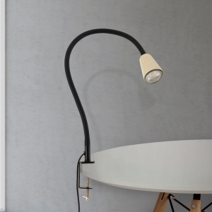 Lampa cu sistem de prindere masa, flexibila cu spot GU10 DOTTY khaki - Img 5
