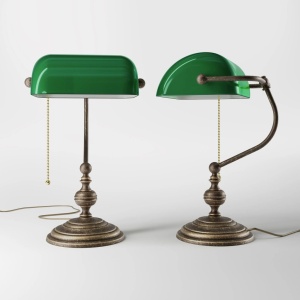 Lampa de birou din alama design clasic Banker - Img 6