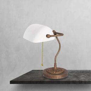 Lampa de birou din alama design clasic Banker - Img 2