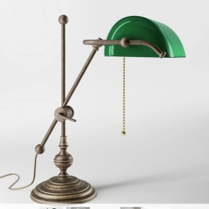 Lampa de birou din alama design clasic Banker - Img 3
