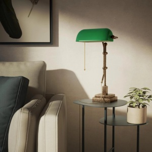 Lampa de birou din alama design clasic Banker - Img 2