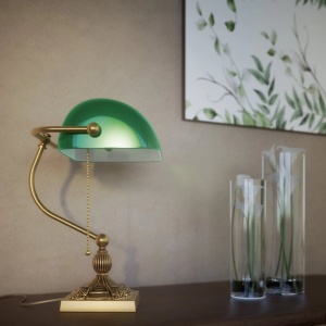 Lampa de birou din alama design clasic Banker - Img 5