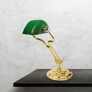 Lampa de birou din alama design clasic Banker - Img 2