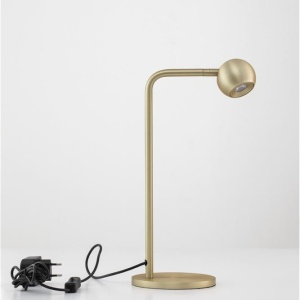 Lampa de masa cu spot LED SFERA aurie - Img 3