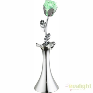 Lampa de masa decorativa, trandafir cu iluminat LED RGB JIMMY 28112 GL 62092 universul-luminii.ro