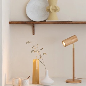 Lampa de masa Eco din Bambus Java GU10, natural 167012 universul-luminii.ro