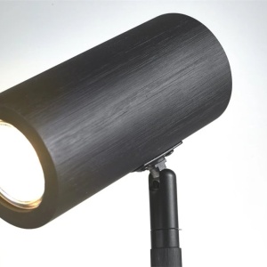 Lampa de masa Eco din Bambus Java GU10, negru 243772 universul-luminii.ro