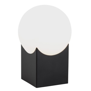 Lampa de masa minimalista AUSTIN negru/alb