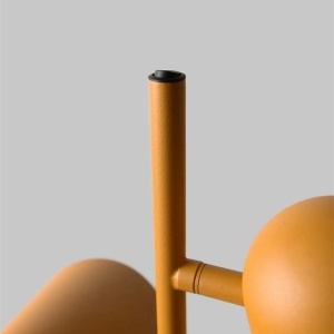 Lampa de podea cu doua spoturi directionabile Salamanca galben mustar 248792 universul-luminii.ro