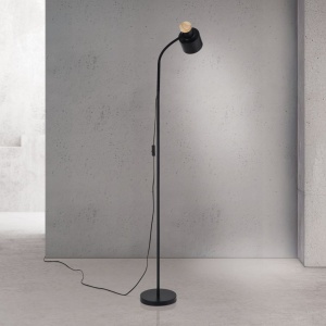 Lampa de podea cu spot directionabil Gili negru mat - Img 6