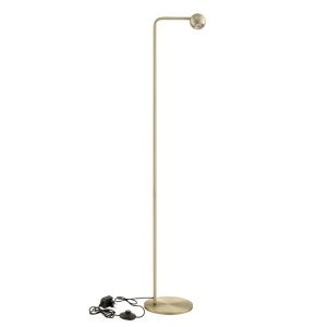 Lampa de podea cu spot LED SFERA aurie