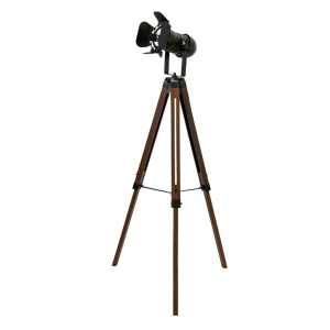 Lampa de podea cu trepied design industrial Cinema - Img 3