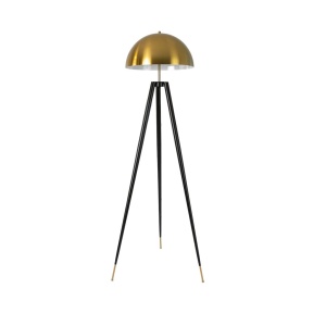 Lampa de podea cu trepied design modern LUX Gold and Black Steel - Img 2