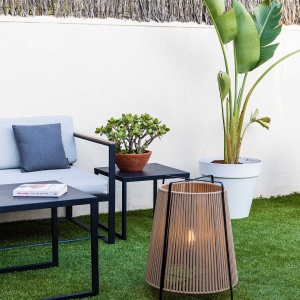 Lampa de podea decorativa iluminat exterior IP44 AKANE Beige 101712 universul-luminii.ro