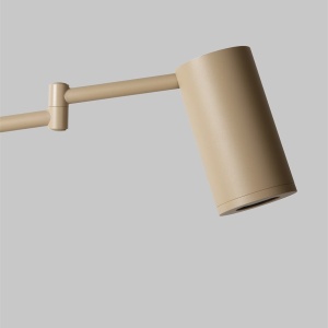 Lampa de podea din metal cu brat articulat Bilbao bej 248672 universul-luminii.ro