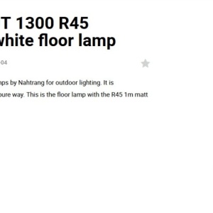 Lampa de podea iluminat exterior decorativ SAIGON 130/R45 gri/alb 127422 universul-luminii.ro