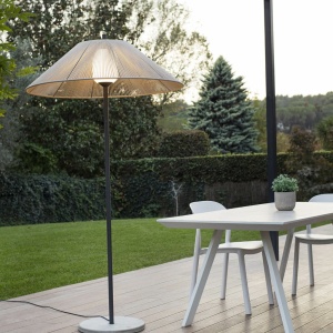 Lampa de podea iluminat exterior decorativ SAIGON 195/C100 gri/bej 127412 universul-luminii.ro