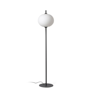 Lampa de podea iluminat exterior decorativ SAIGON 210/R45 gri/alb opal