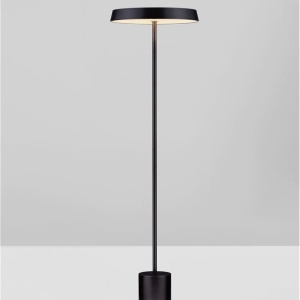 Lampa de podea LED design modern VETRO negru, D-40cm 232892 universul-luminii.ro