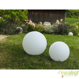 Lampa decorativa de exterior diam.60cm Globo alb 37273 HT 179252 universul-luminii.ro