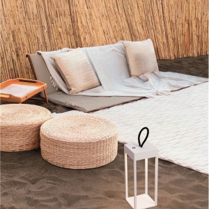 Lampa decorativa de exterior LED portabila LUCIA alb 233332 universul-luminii.ro