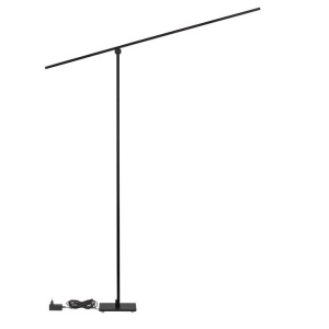 Lampa LED dimabila de podea directionabila TENSO negru