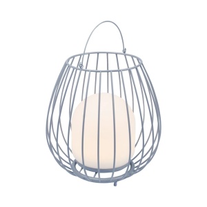 Lampa LED portabila pentru exterior solara cu baterii Jim To-Go gri