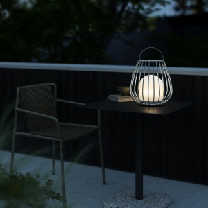 Lampa LED portabila pentru exterior solara cu baterii Jim To-Go gri 115282 universul-luminii.ro