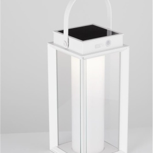 Lampa LED solara portabila iluminat exterior decorativ VERHAAL alba 222762 universul-luminii.ro