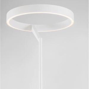 Lampadar circular aluminiu alb LED ADALIZ 632362 universul-luminii.ro