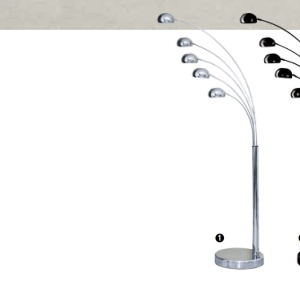 Lampadar design modern Palp chrome - Img 5