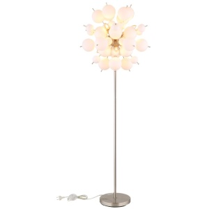 Lampadar design modern UDO 6L nickel/alb 236092 universul-luminii.ro