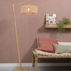 Lampadar eco din bambus Bromo S natur, 40x18cm 90312 universul-luminii.ro