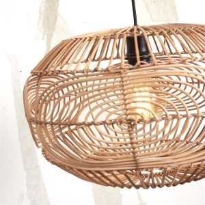 Lampadar eco din bambus cu ratan Madeira nat/48cm, nat 121062 universul-luminii.ro