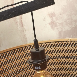 Lampadar eco din bambus Java XL nat/50x22, bl/nat 182132 universul-luminii.ro