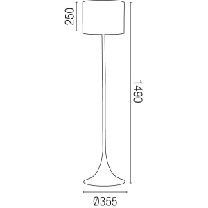 Lampadar, lampa de podea Black 29764 51452 universul-luminii.ro