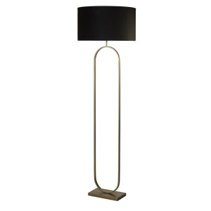 Lampadar/Lampa de podea decorativa Modish bronz/negru - Img 3
