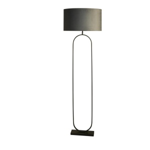 Lampadar/Lampa de podea decorativa Modish negru/gri - Img 3
